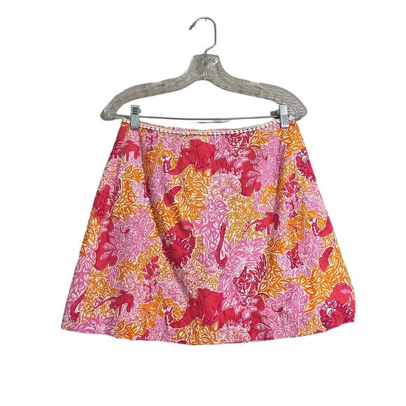 Lilly Pulitzer Vintage Jungle  Print Skirt 6 - Picture 1 of 3